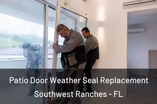 Patio Door Weather Seal Replacement Southwest Ranches - FL