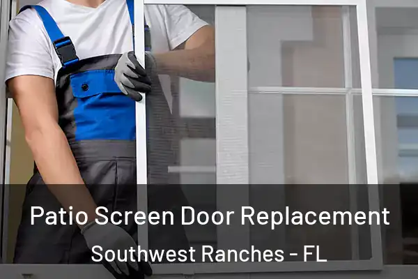 Patio Screen Door Replacement Southwest Ranches - FL